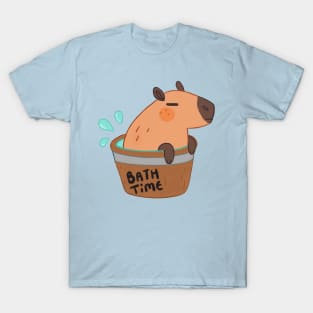 Capybara Bath Time T-Shirt